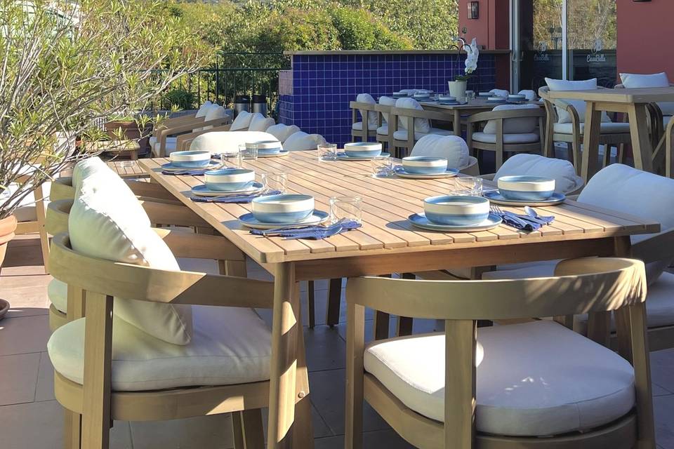 Terrasse ouverte (rooftop)