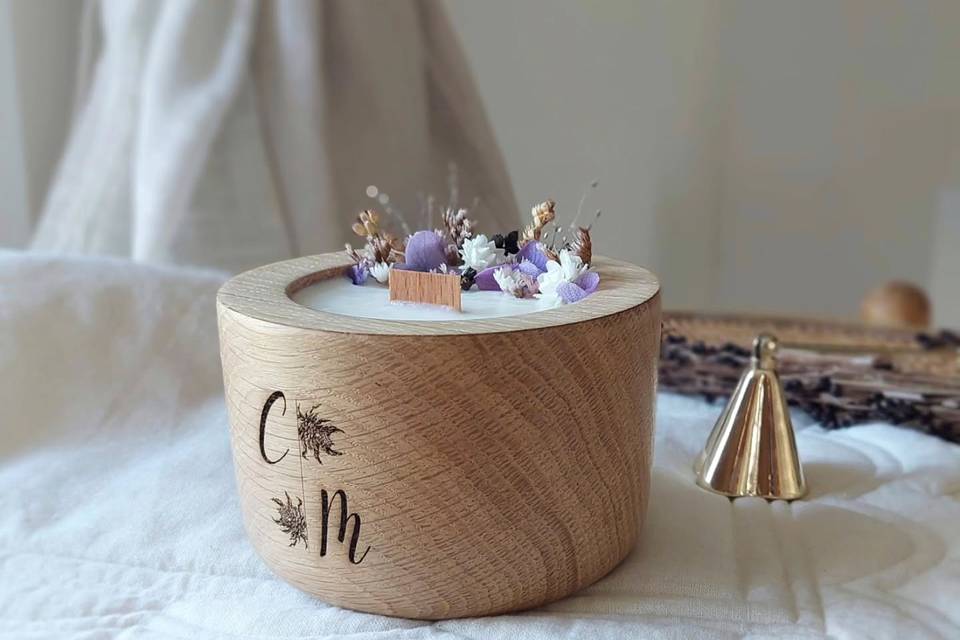 Bougie invités parfumée
