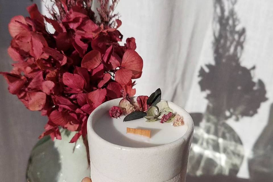 Bougie invités parfumée