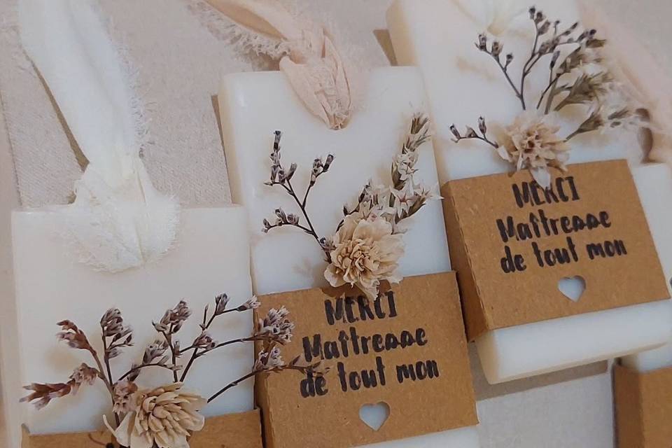 Cadeaux invités parfumés