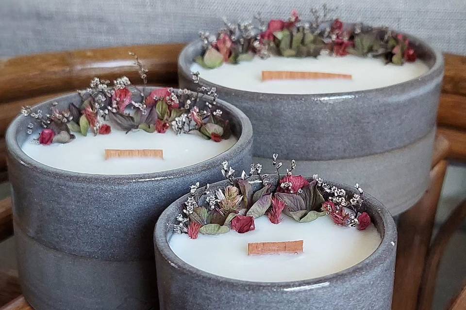 Bougie invités parfumée