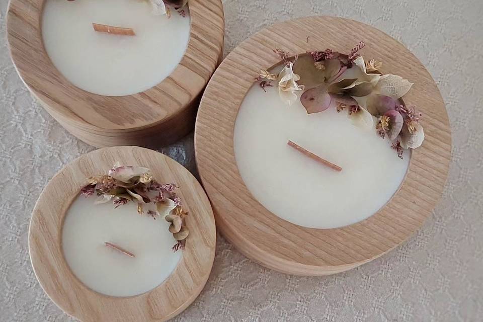 Bougie invités parfumée