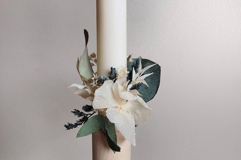 Chandelle robe parfumée