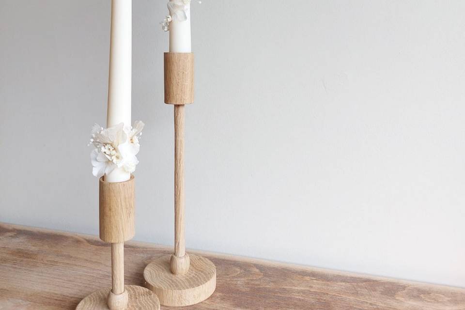 Chandelles fleuries