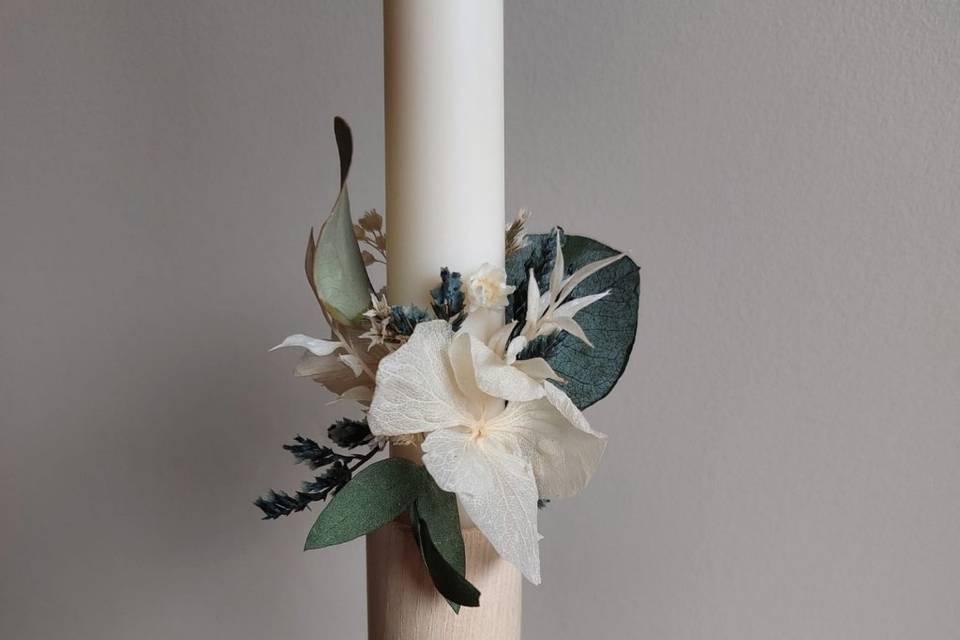Chandelle robe parfumée