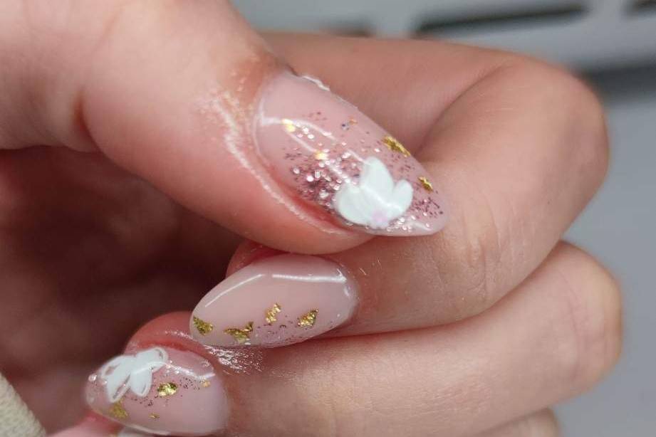 Ongles pour une mariée