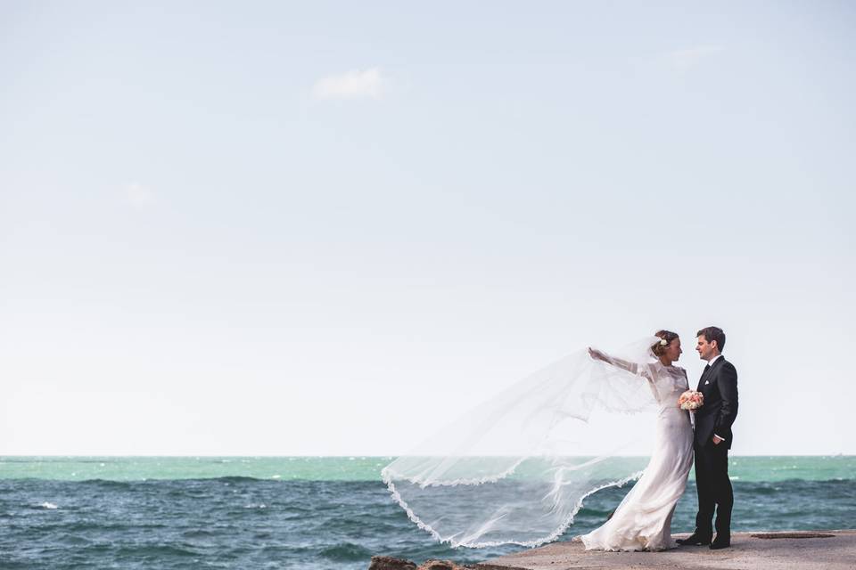 Photos de couple à l'océan