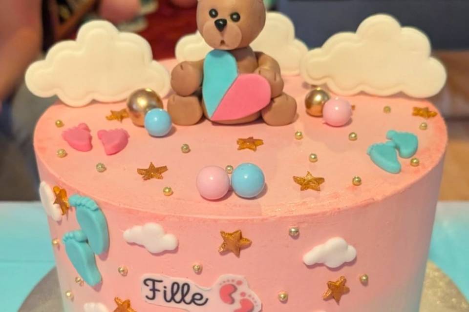 Gâteau Gender reveal