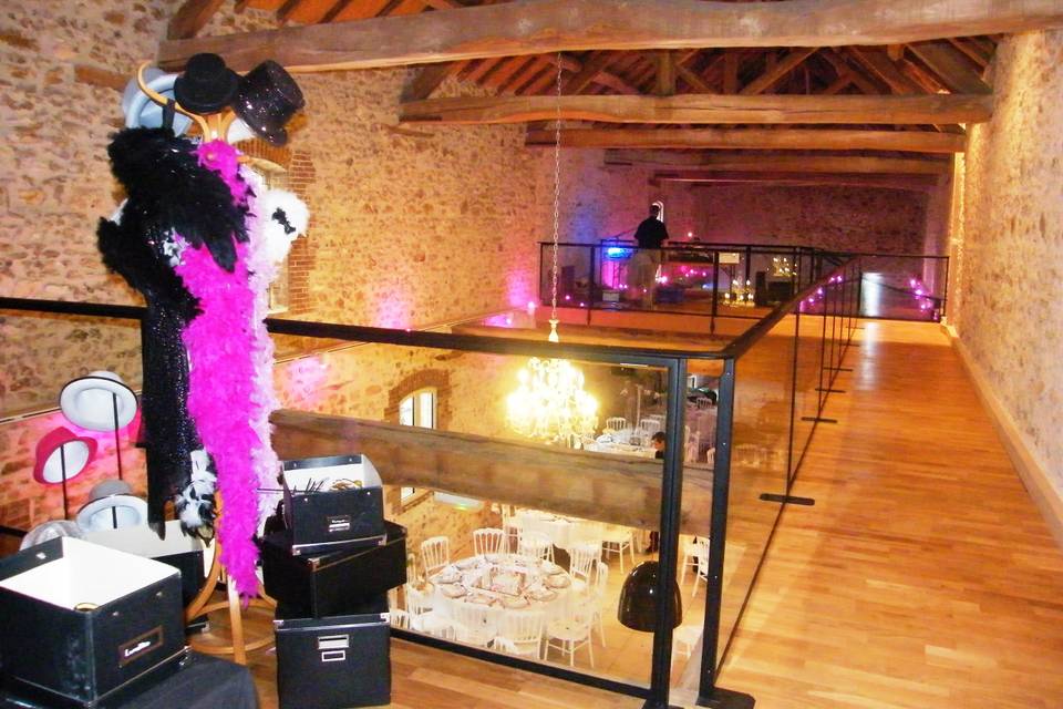 Photoboot et DJ sur mezzanine