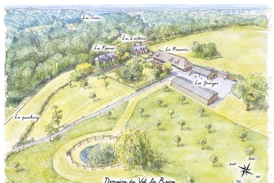 Aquarelle du Domaine