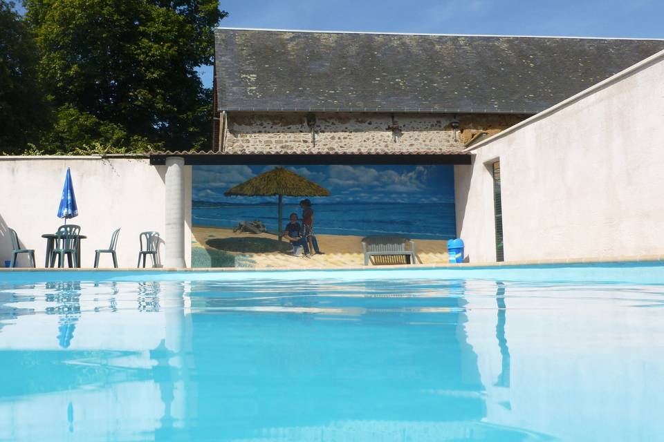 Piscine chauffée