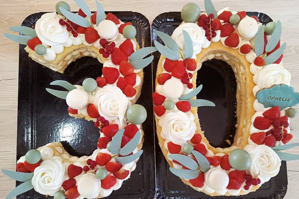 Number cake