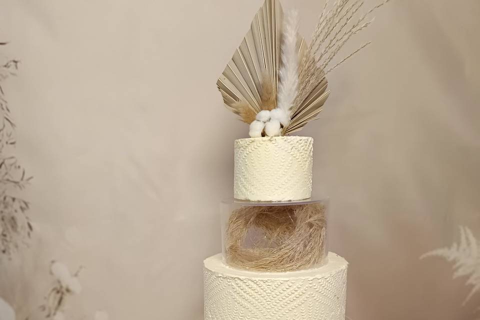 Wedding cake champêtre