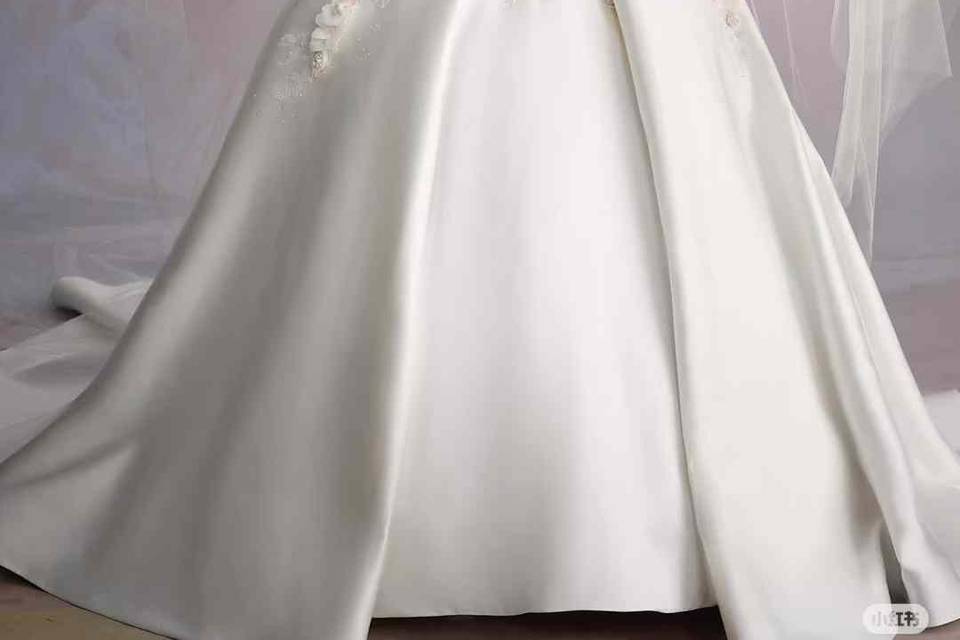 Robe princesse a fleurs