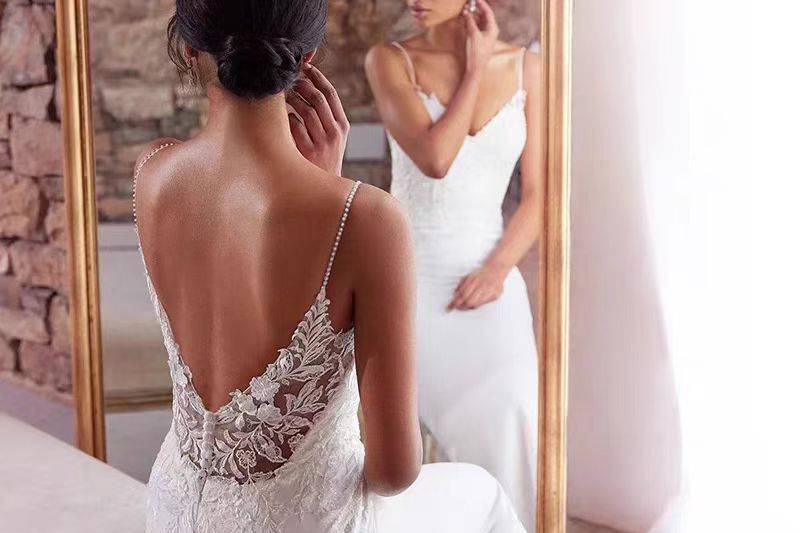 Robe boho avec dentelle
