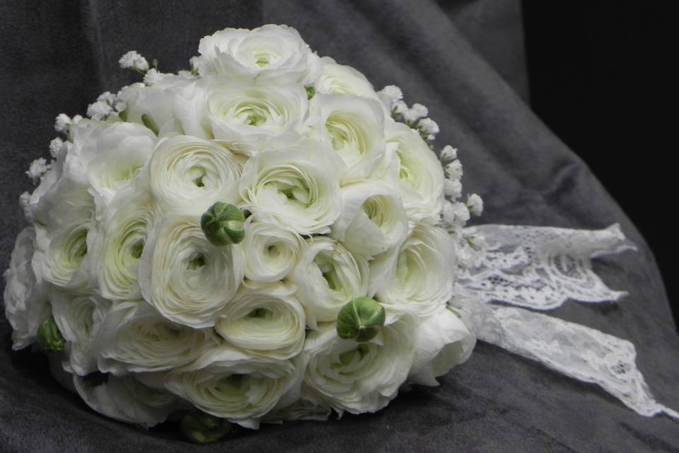 Livraison du bouquet de mariée