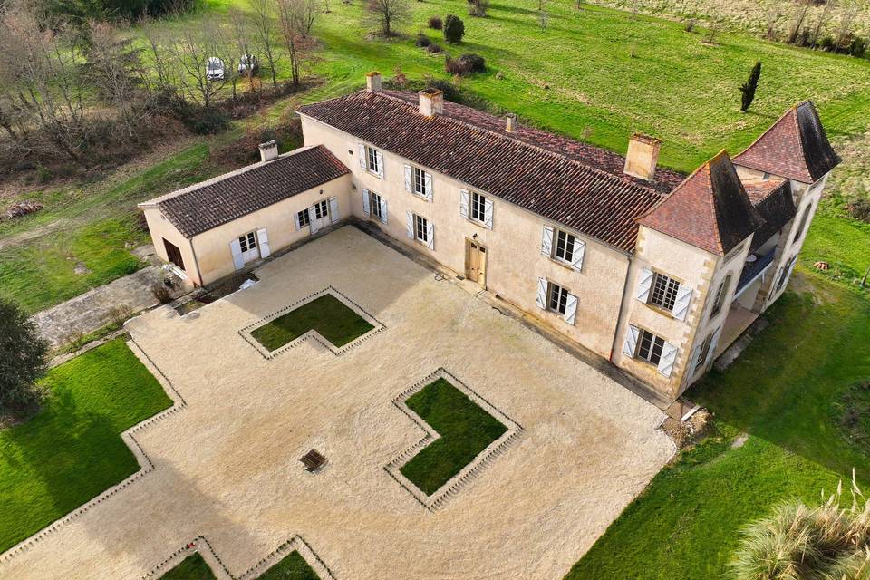 Jardin vu du haut