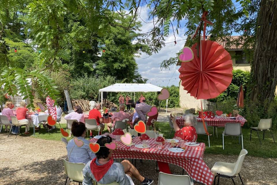 Décoration du parc