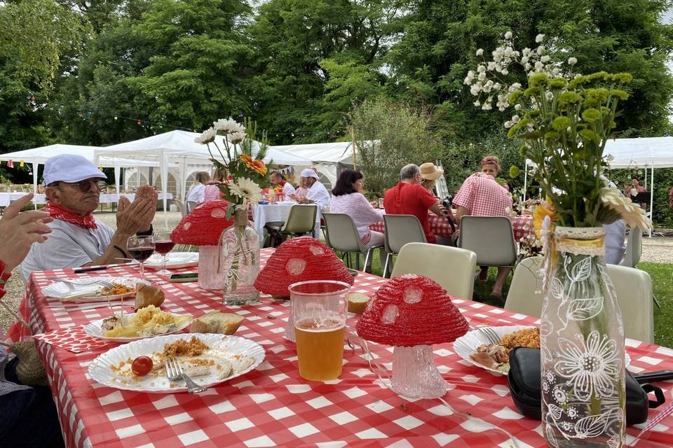 Table décorée