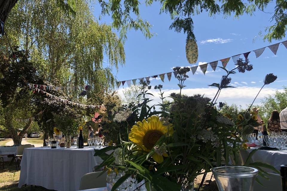 Décoration mariage campagne