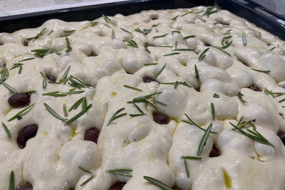 Apéro gourmand avec focaccia