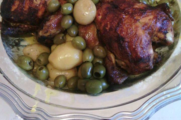 Poulet aux olives