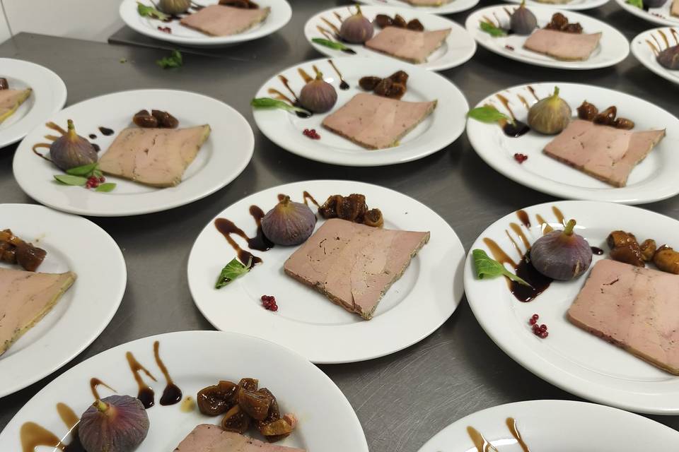 Entrée foie gras mi-cuit