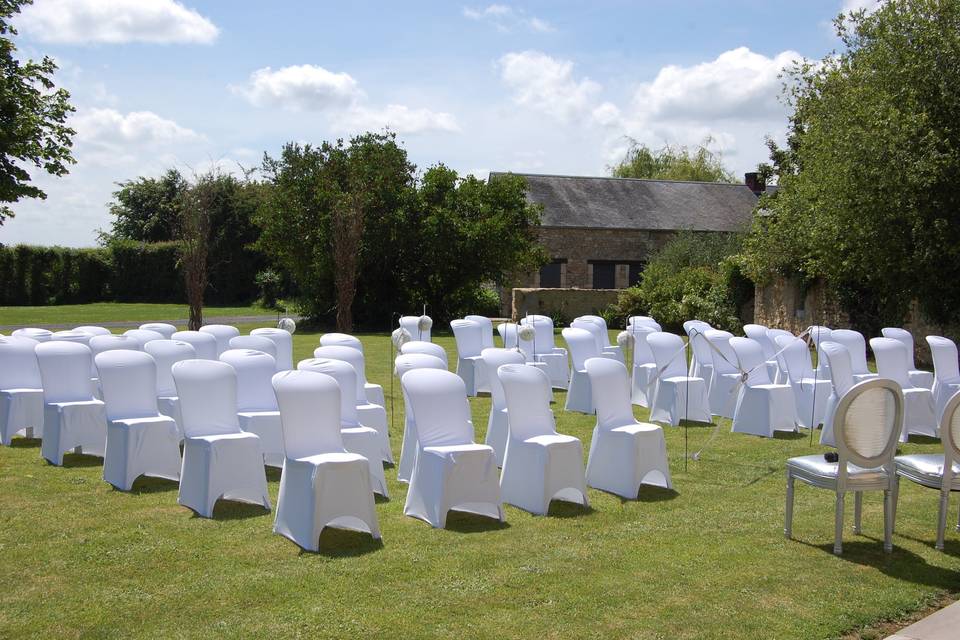 Installation pour cérémonie