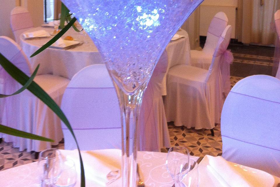 Centre de table glamour