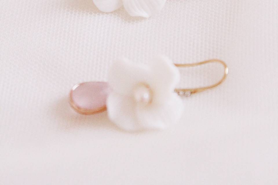 Bo fleurs porcelaine