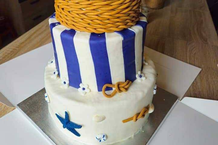 Cake design thème voage
