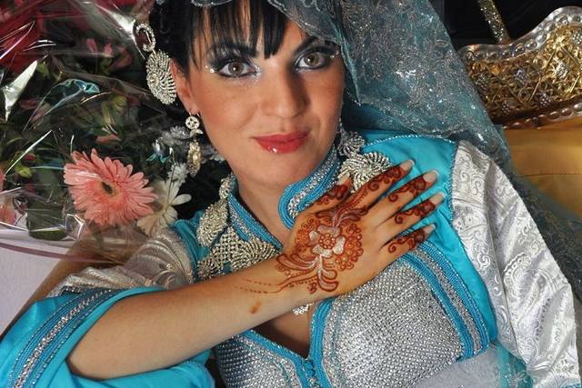 La mariée se présentant