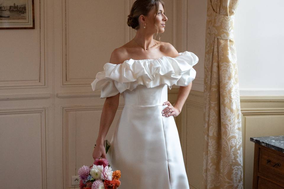 Portrait de la mariée