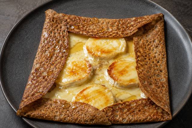 Galette chèvre miel