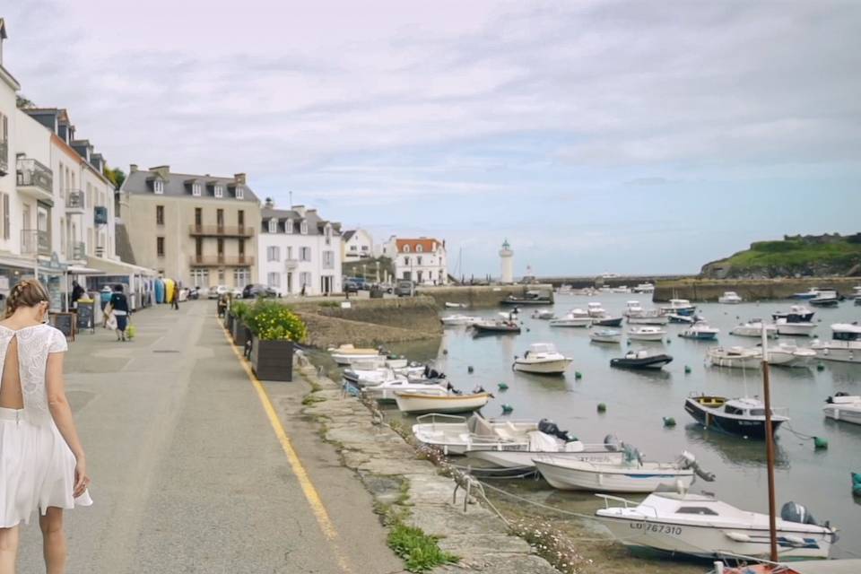 Charlotte Corentin à Belle-Île