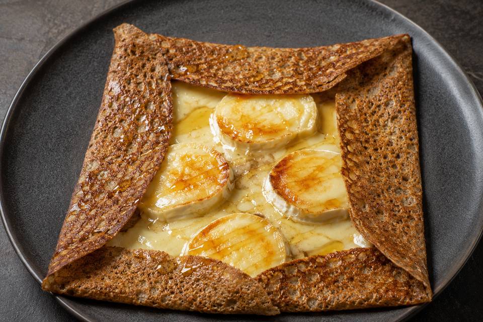 Galette chèvre miel