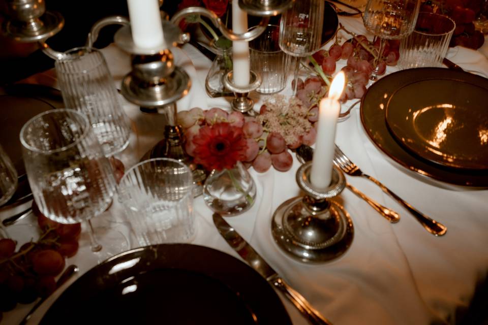 Table amour carmin