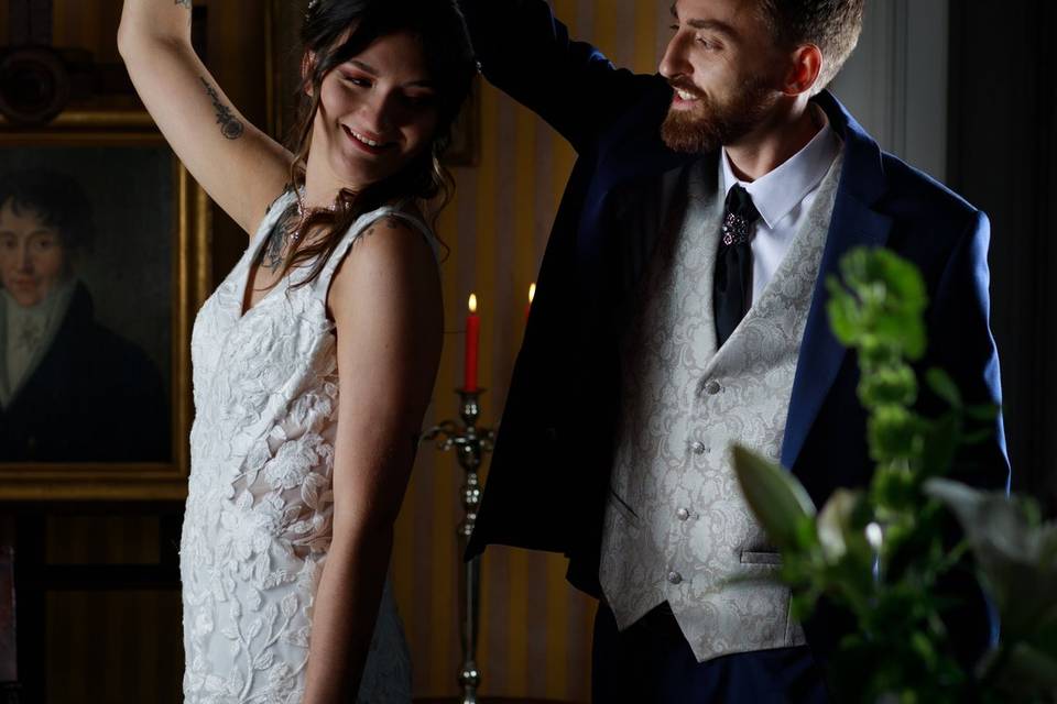 Danse dans le salon d'honneur