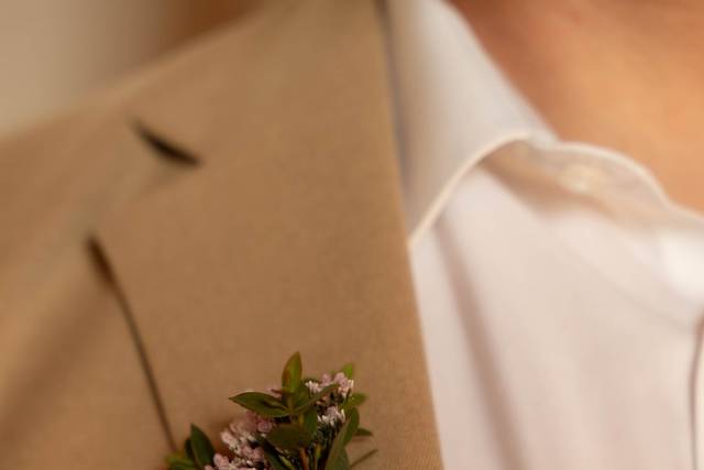 Bouquet mariée bleu et blanc