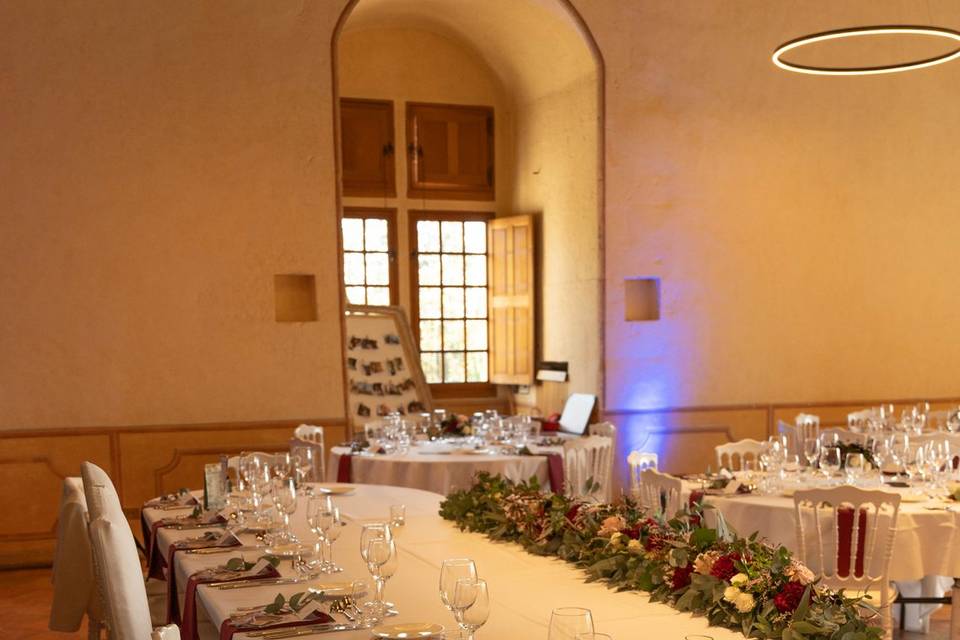 Guirlande table d'honneur
