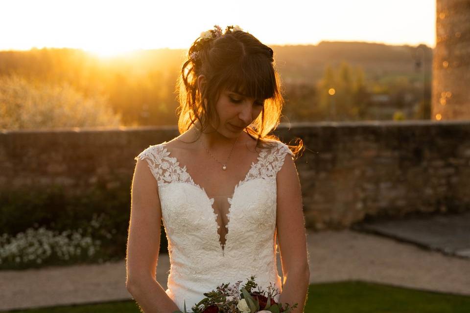 Bouquet de mariée romantique