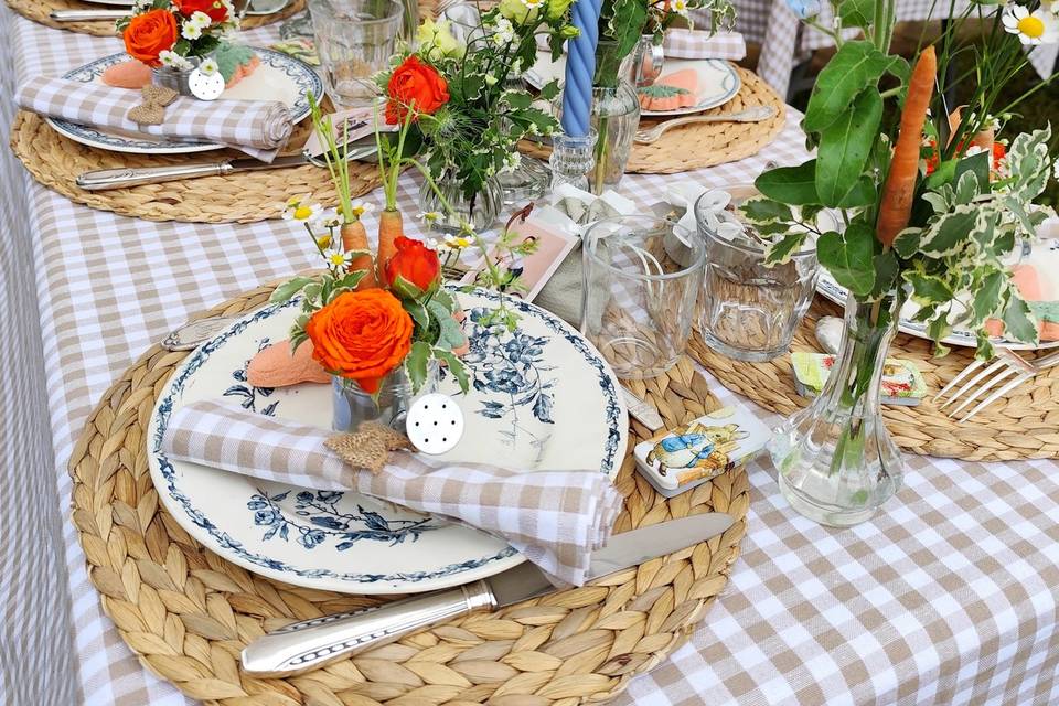 Table mariage guinguette