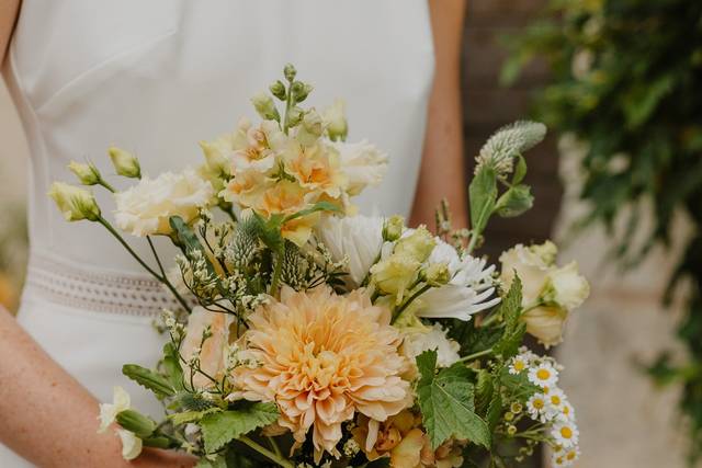 Bouquet de mariée zoom
