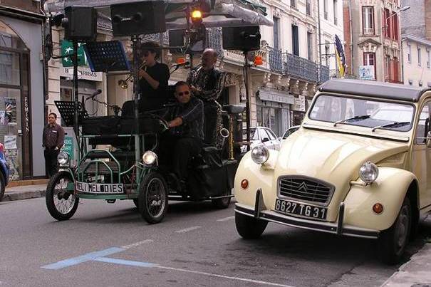 Au milieu de voiture