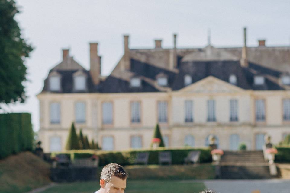 Mariage élégant au château