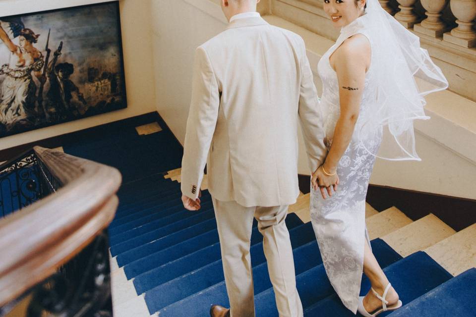 Mariage civil à Paris