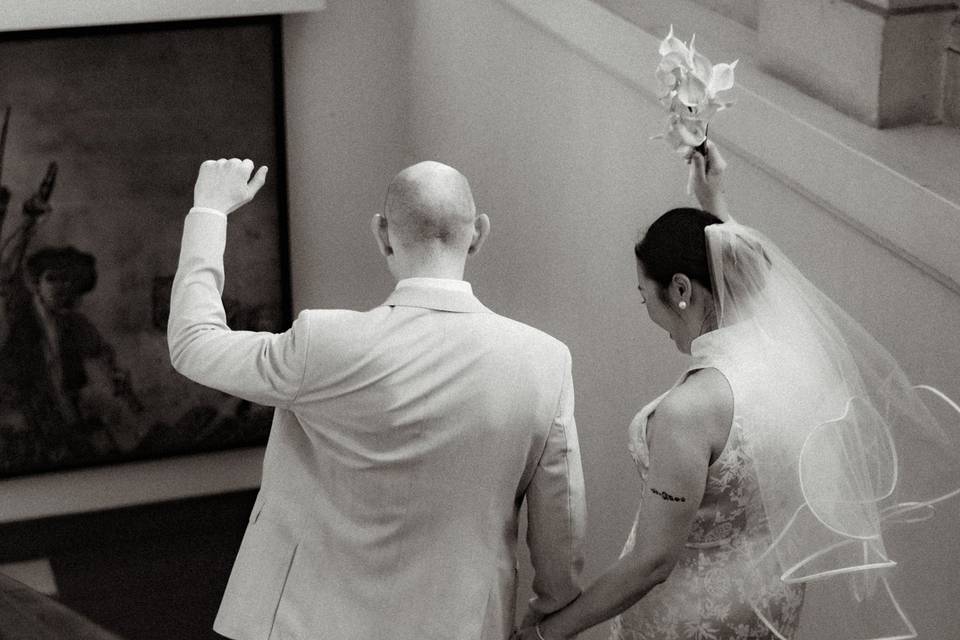 Mariage civil à Paris