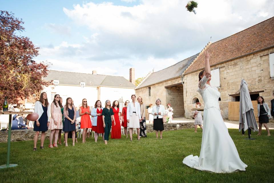 Le lancer de bouquet