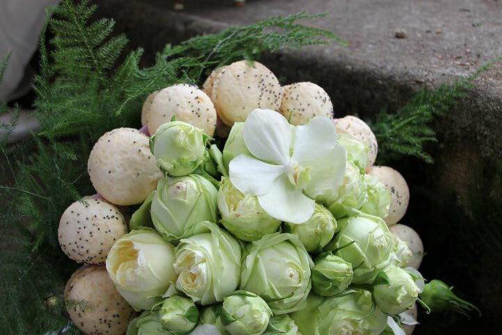 Bouquet de mariée gourmand