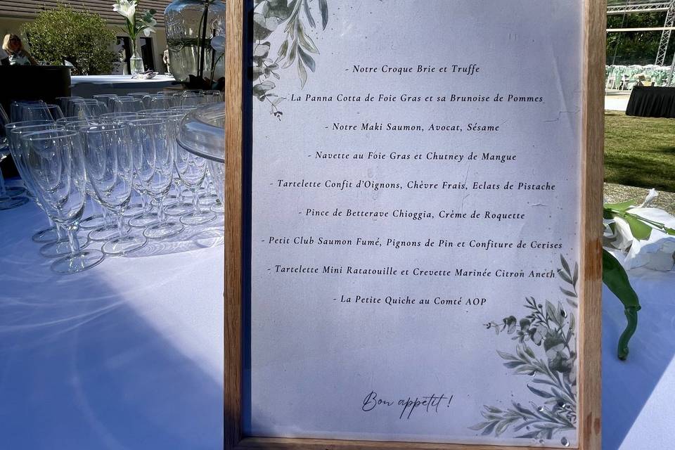 Quelques pièces cocktails